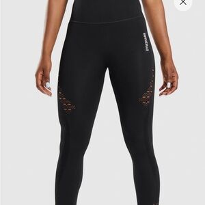 Black energy seamless gym leggings gymshark